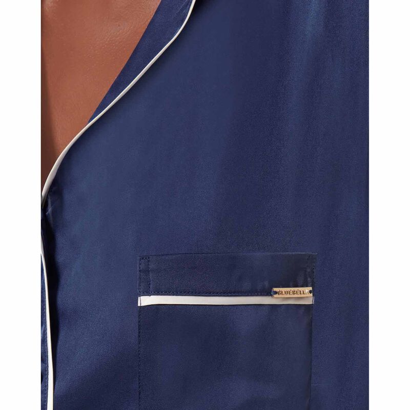 Bluebella Abigail Luxury Satin Short Pyjama Set image number 2